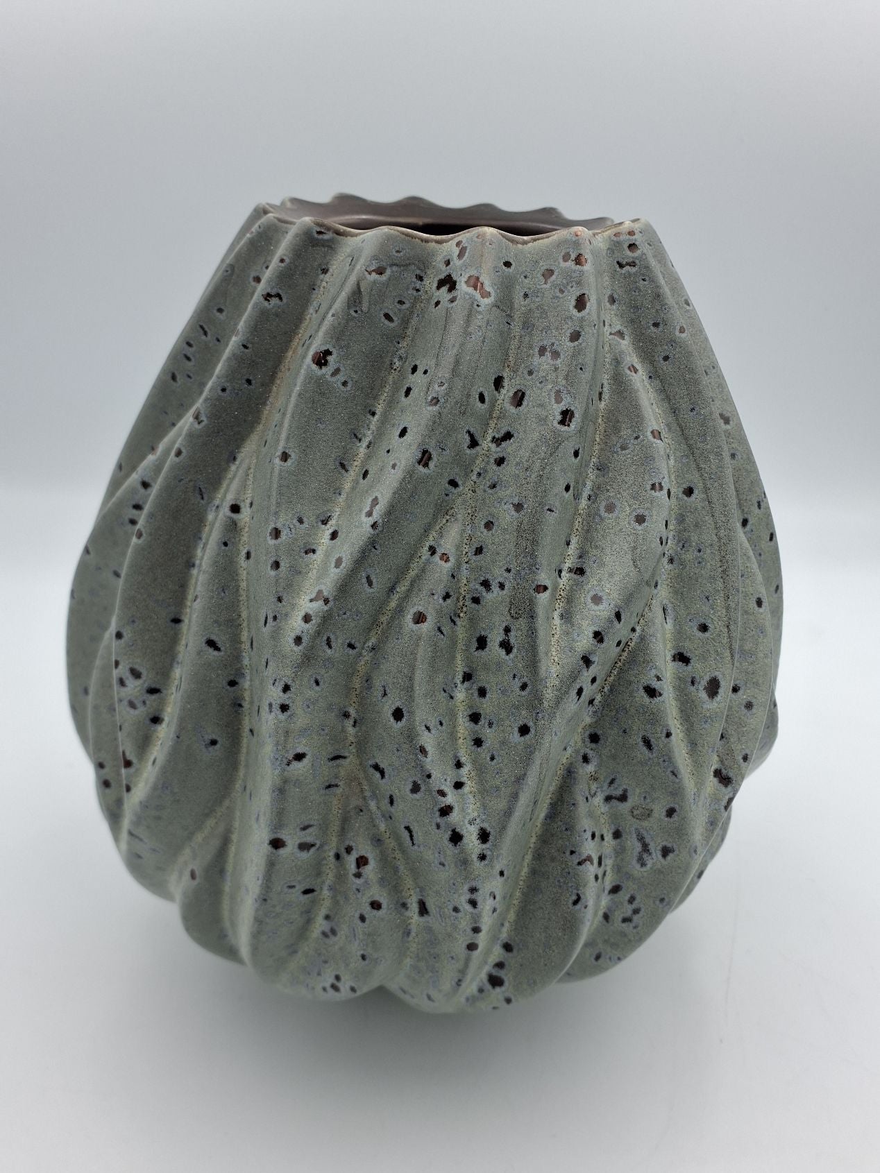 Flot Morsø keramikvase med struktur